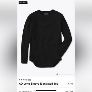 BNWOT Cuts Black Long Sleeve